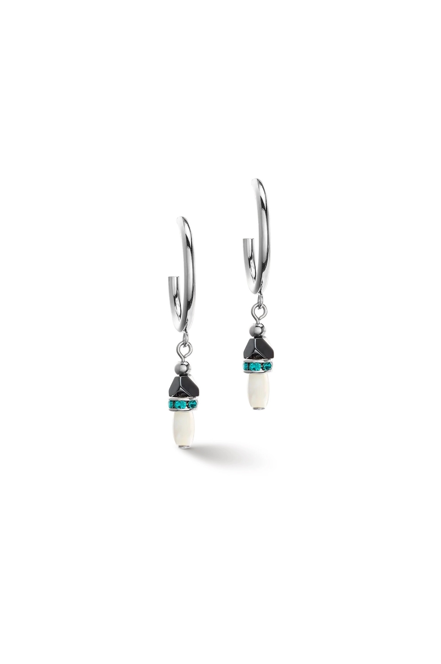 Серьги Dark Green Coeur de Lion 4544/21-0521