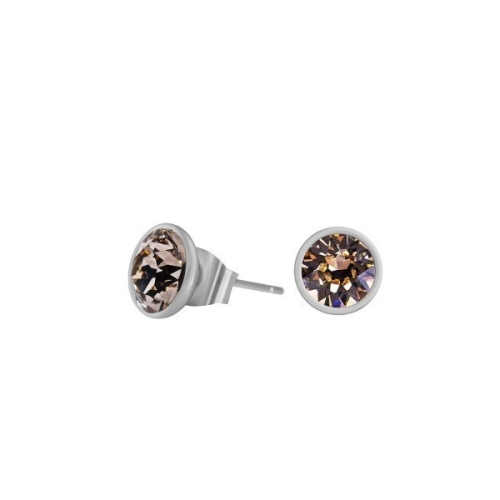 Пусеты Light Peach Fiore Luna SWE298 LP S