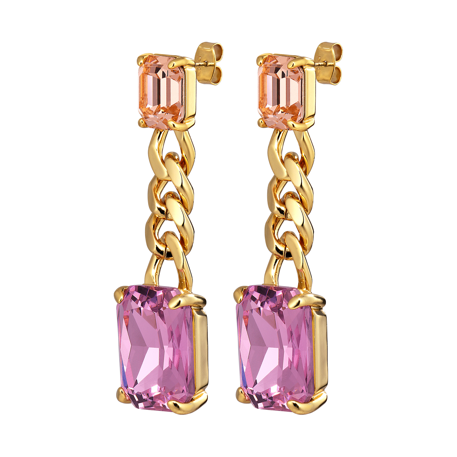 Фото Серьги CALLA SG LIGHT ROSE / PEACH Dyrberg Kern 460010