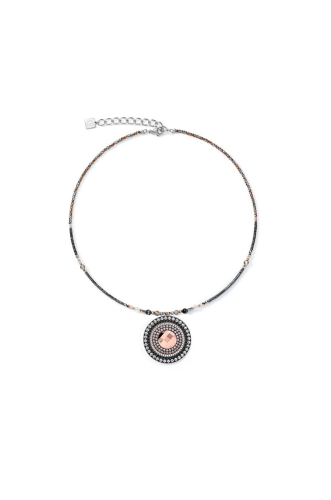 Колье Amulet Grey-Crystal Coeur de Lion 5035/10-1218