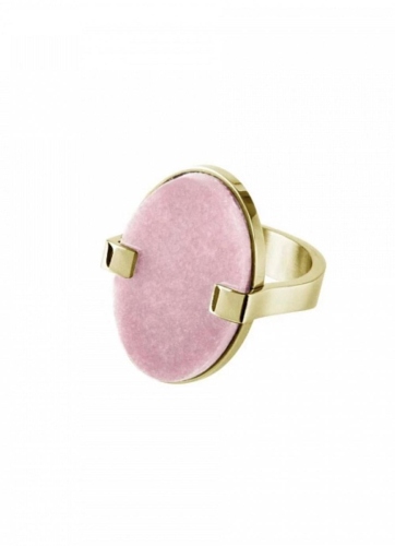 MAROCK кольцо MALAI II SG ROSE QUARTZ 351099