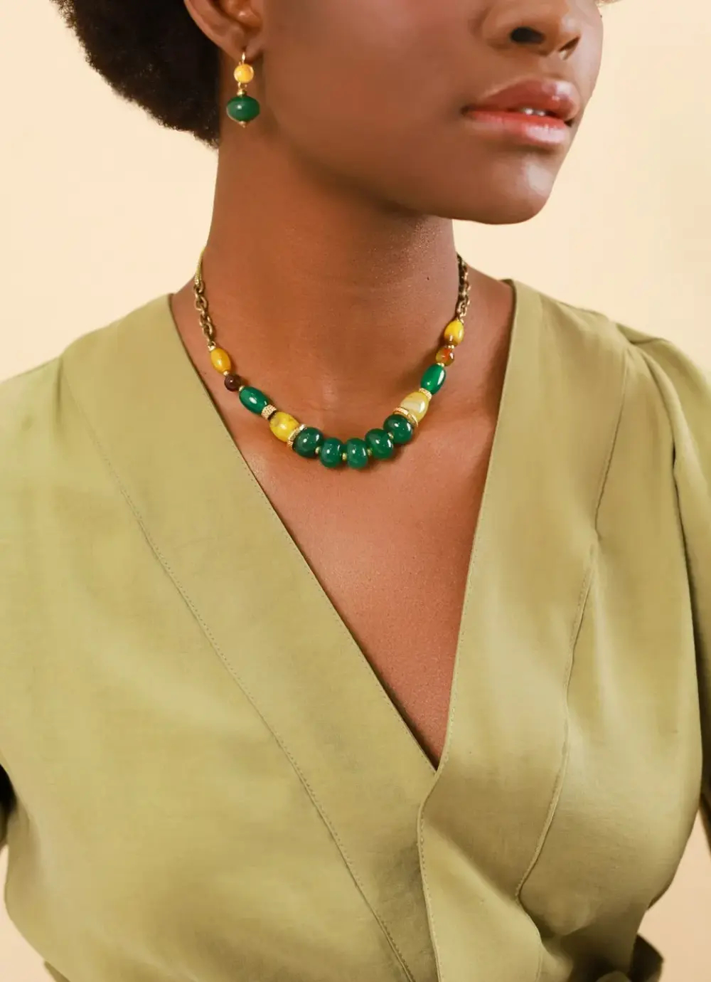 Фото Колье Agata verde Nature Bijoux NB24.1-15CP42941