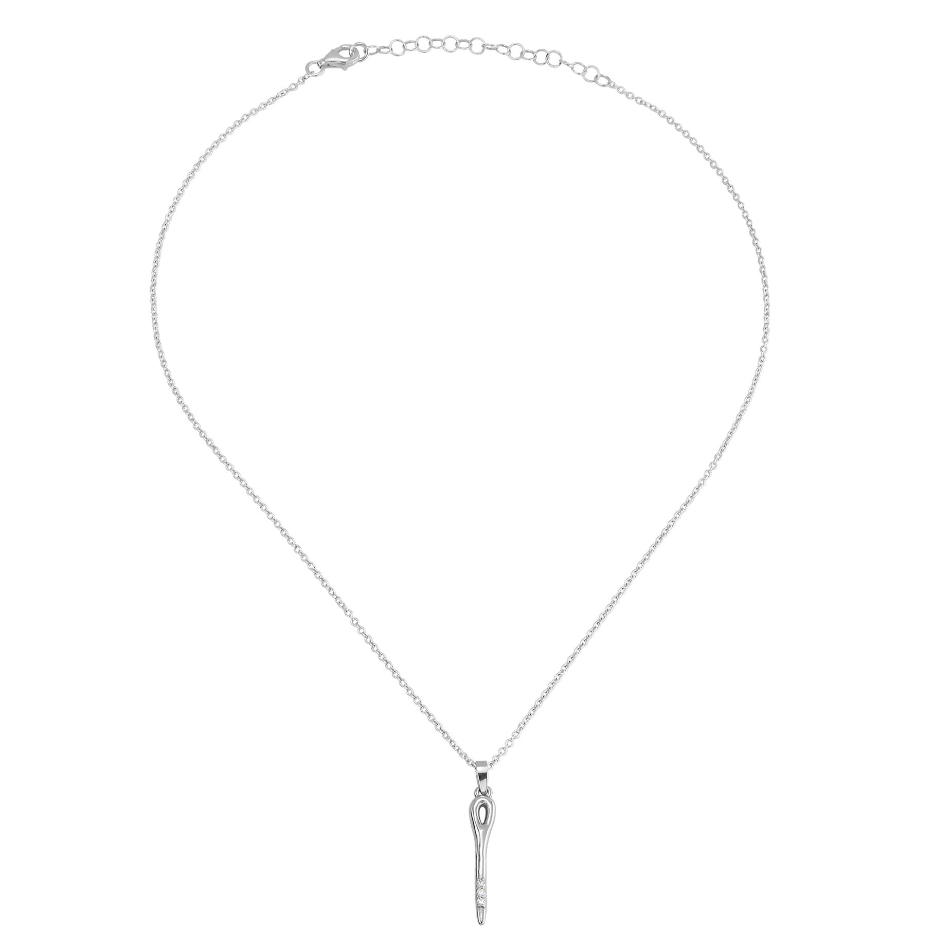 Колье "Silver Needle" UNOde50 COL1763MTL0000U