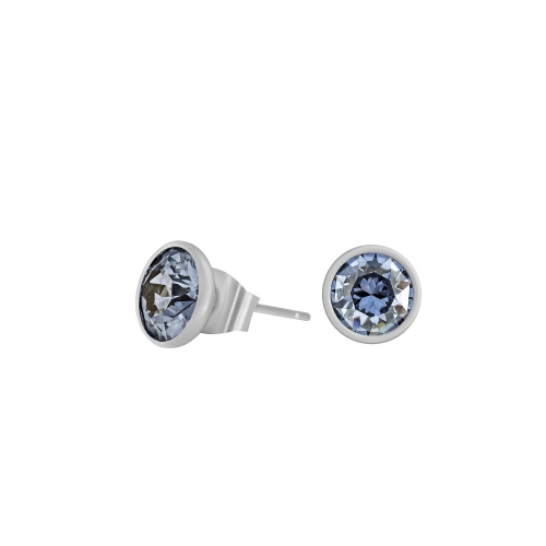 Пусеты Crystal Blue Shade Fiore Luna SWE297 CBS S