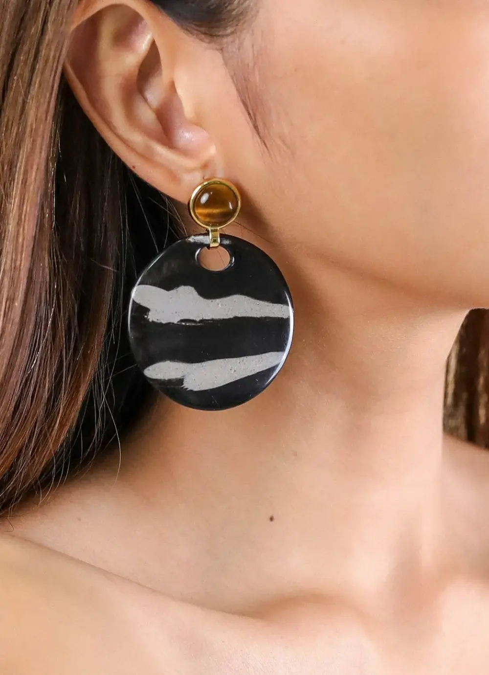 Фото Серьги Zebra Nature Bijoux NB24.2-12-79720