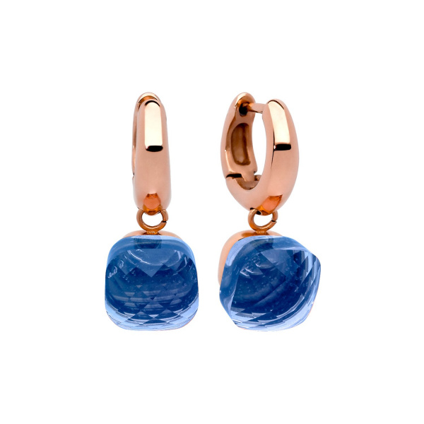 Фото Серьги Firenze light sapphire Qudo 300188 BL/RG