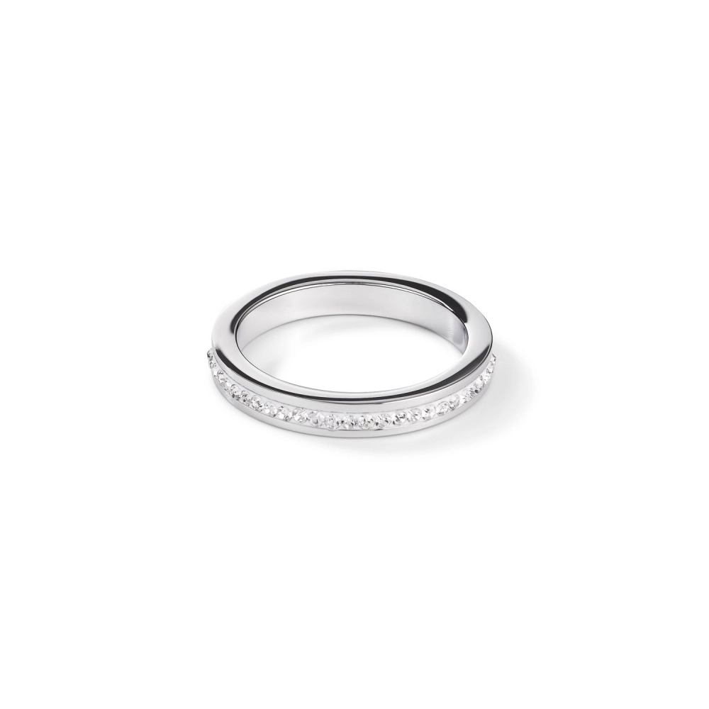 Кольцо Crystal-Silver 16.5 мм Coeur de Lion 0129/40-1817 52