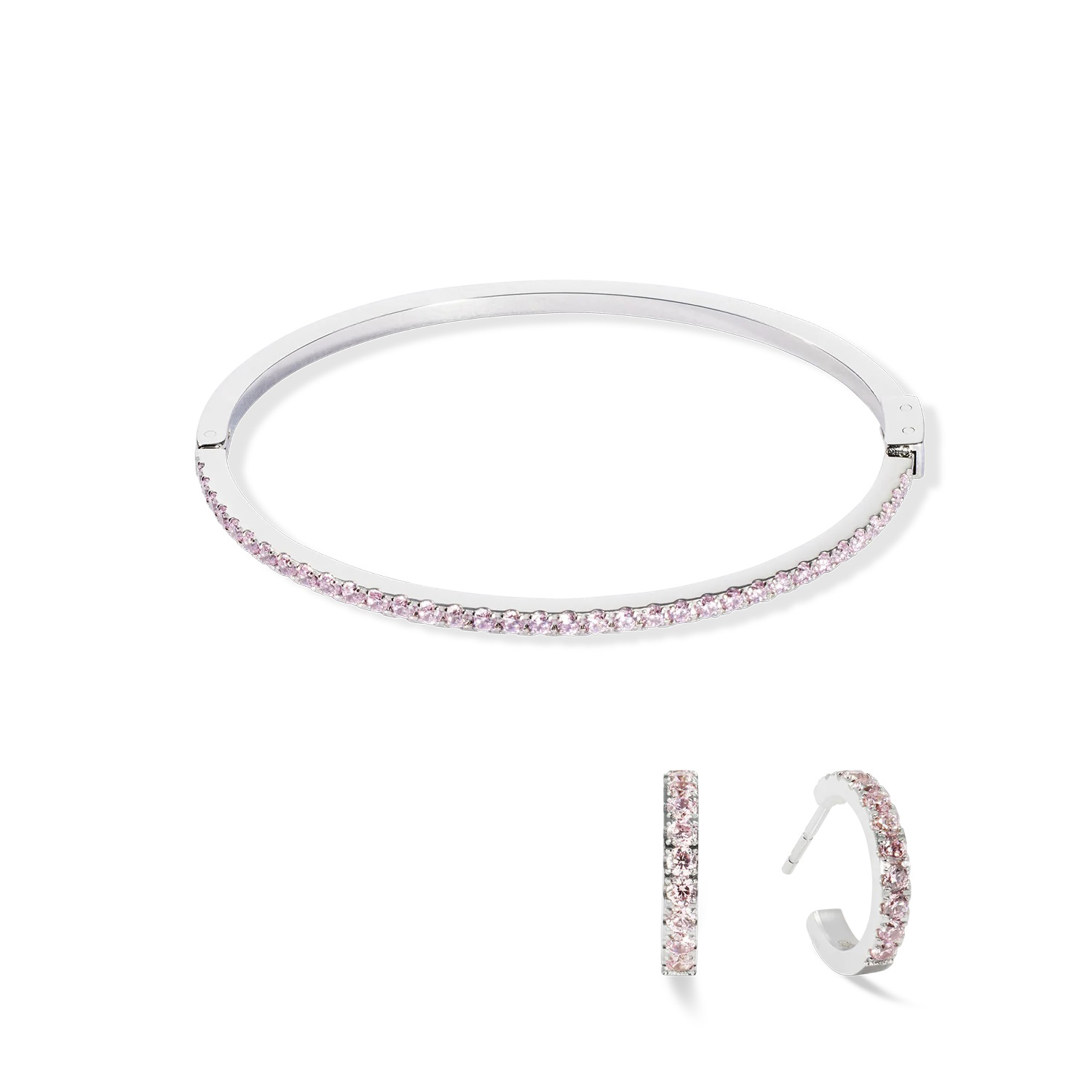 Фото Браслет 19 см Rose-Silver Coeur de Lion 0146/32-1917 19
