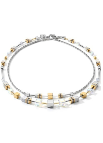 Фото Колье 4-In-1 Gold-Silver Coeur de Lion 5007/10-1617