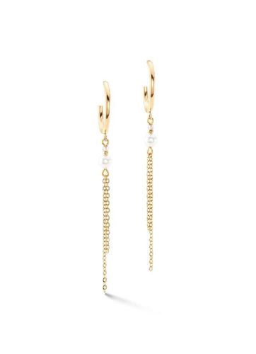 Фото Серьги Beige-Gold Coeur de Lion 4310/21-1016