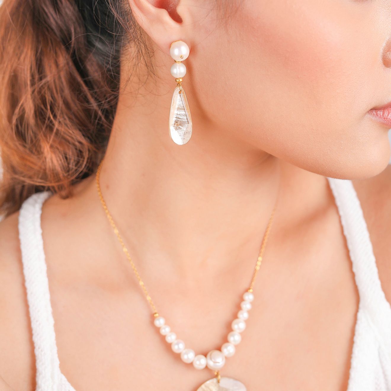 Фото Серьги Sweet Pearl Nature Bijoux 12-75406