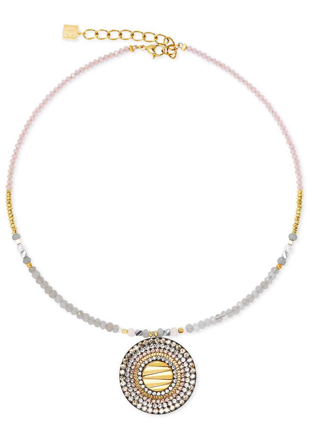 Фото Колье Amulet Modern Future gold beige Coeur de Lion 2036/10-1016