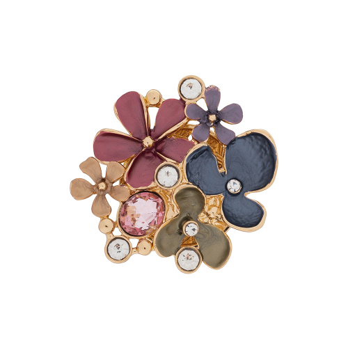 Брошь Клумба