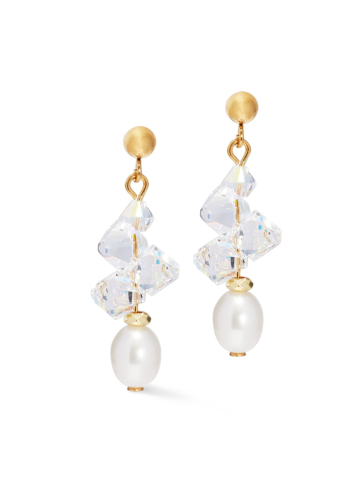 Фото Серьги Crystal-Gold Coeur de Lion 1136/21-1816