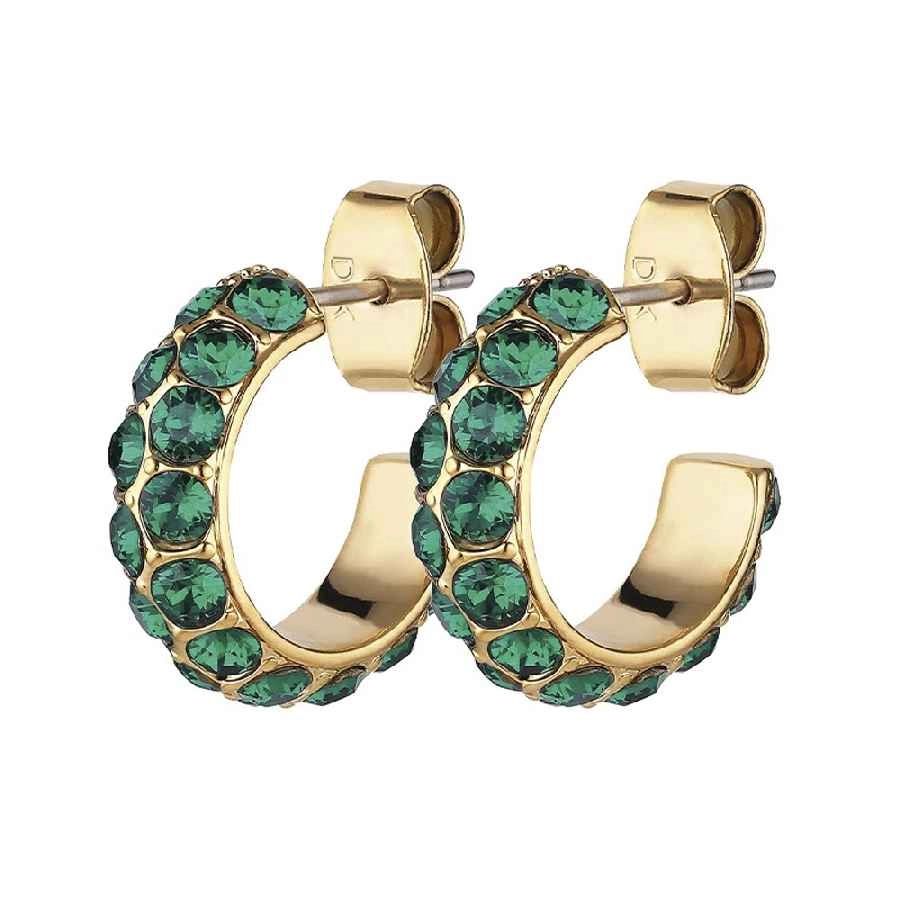 Фото Серьги HEIDI SG EMERALD GREEN Dyrberg Kern 360023