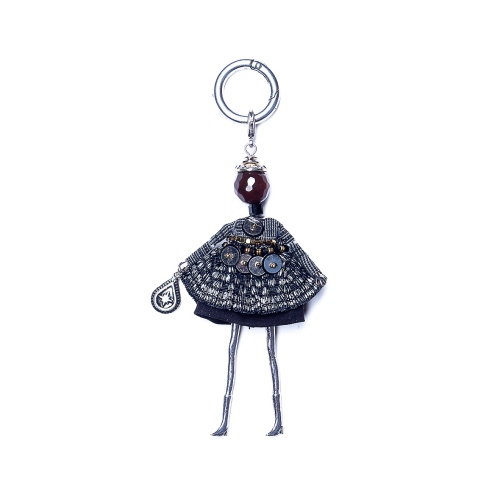 Фото Брелок Miamelie, кукла Мелиса, MiA-2202-P0226 серебристый