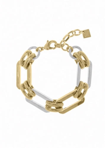 Фото Браслет Silver and Gold Plated Powerful VIDDA 01697920