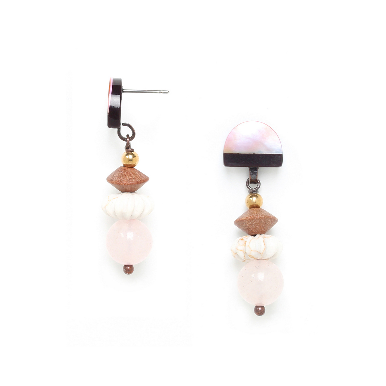 Фото Серьги Choco rose Nature Bijoux 12-77204