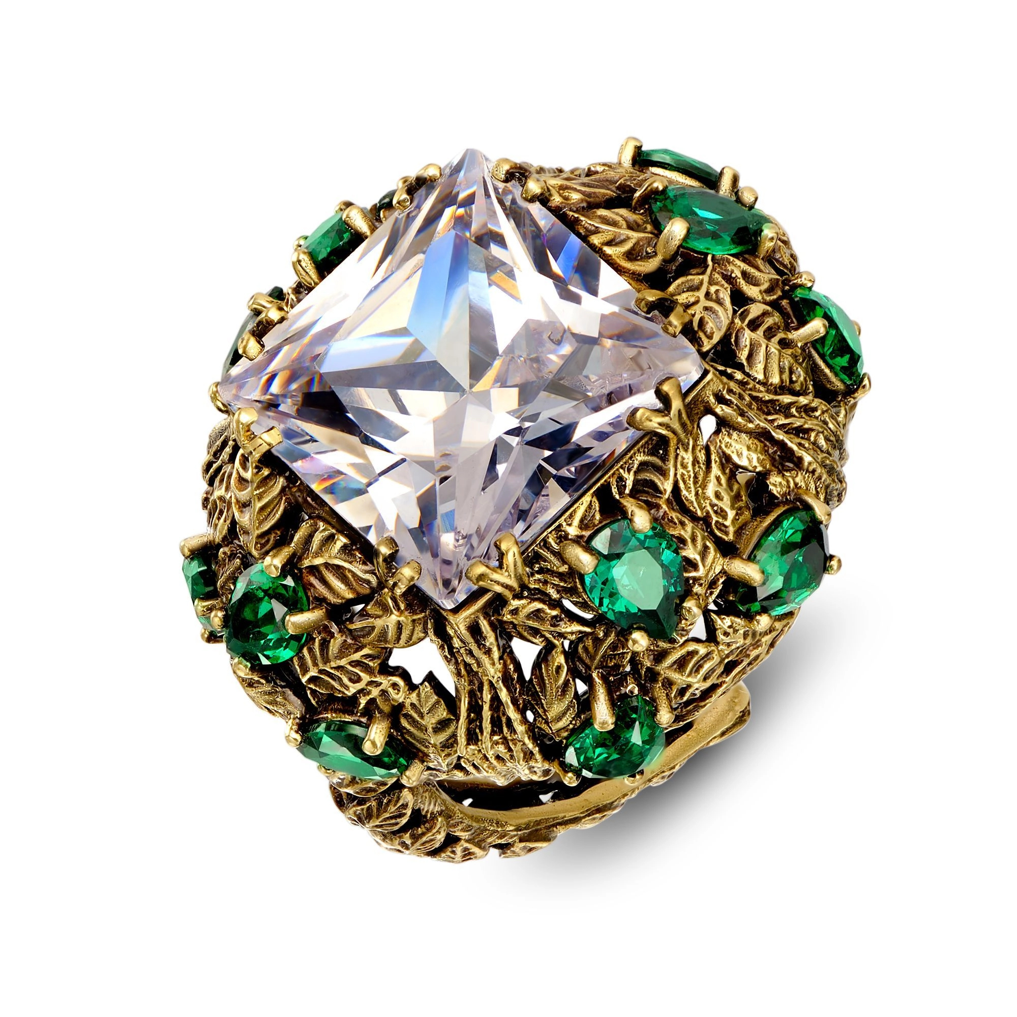 Фото Кольцо ALLORO Fiore di Firenze AN7701 CRYSTAL