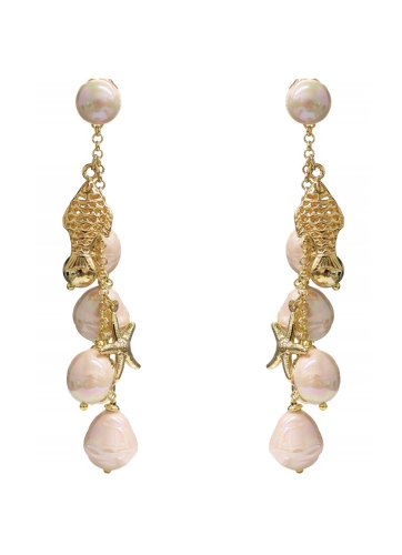 Фото Серьги Madreperla MP02002034 gold/pink