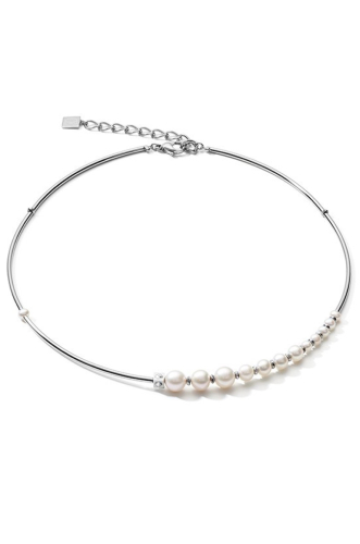 Фото Колье Asymmetry White-Silver Coeur de Lion 1102/10-1417