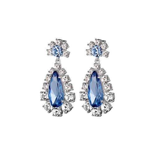 Серьги LUCIA SS LIGHT BLUE/CRYSTAL