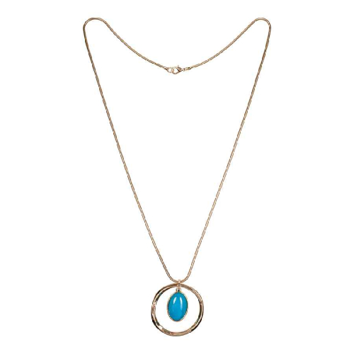Колье TURQUOISE OPAL Fiore Luna LN5142 BL/G