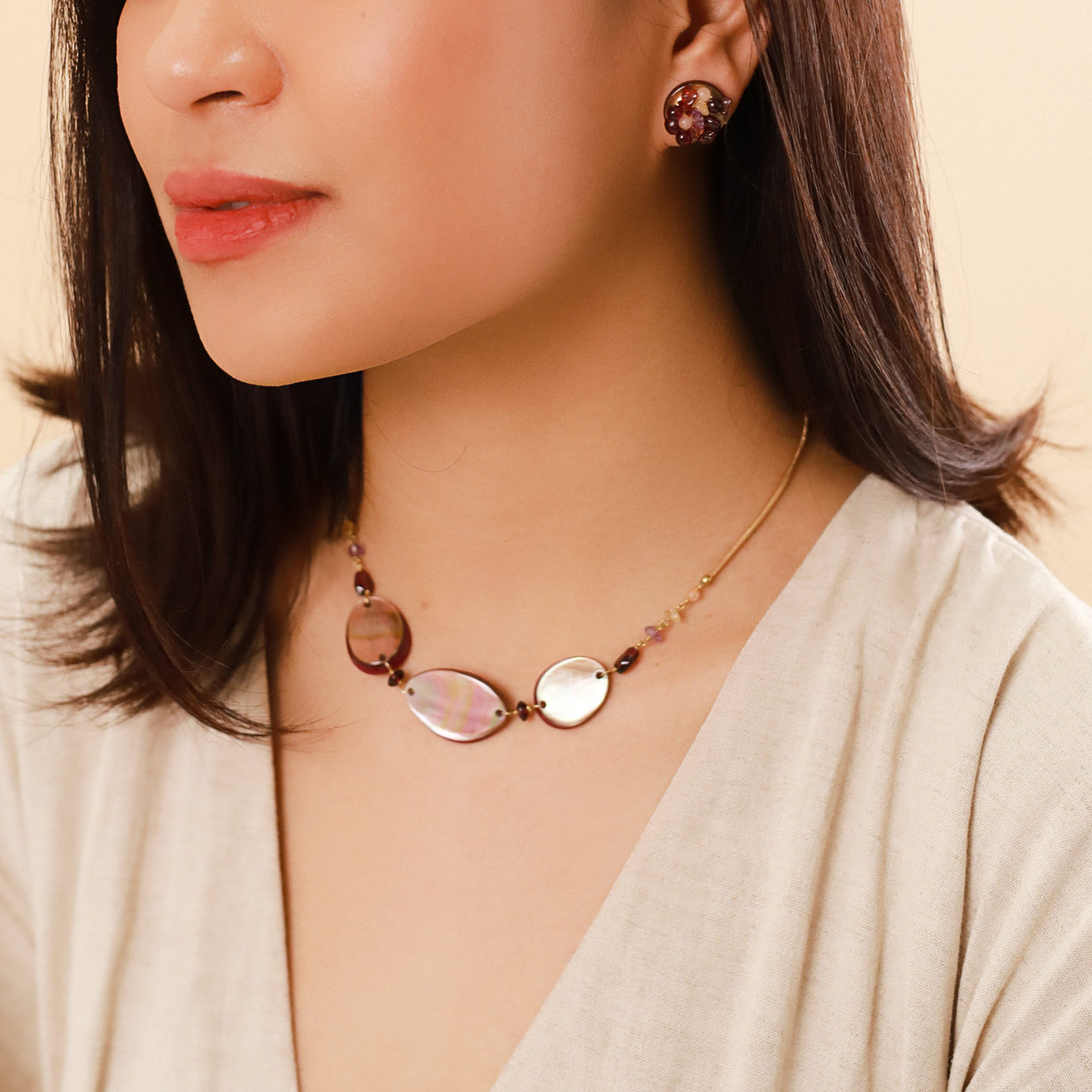 Фото Серьги Grenadine Nature Bijoux 12-78297