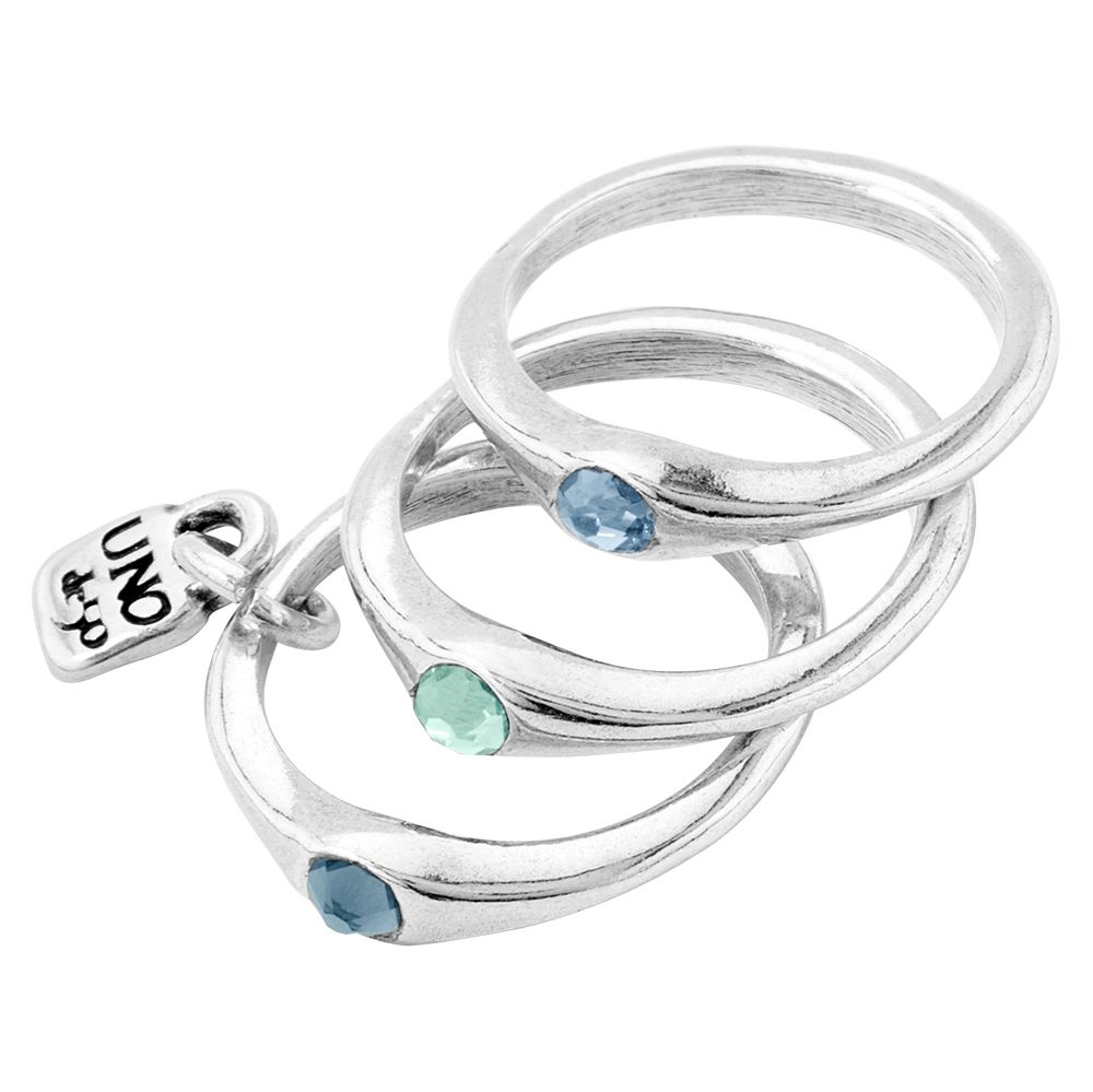 Кольцо Happy blue с серебром UNOde50 ANI0678AZUMTL12