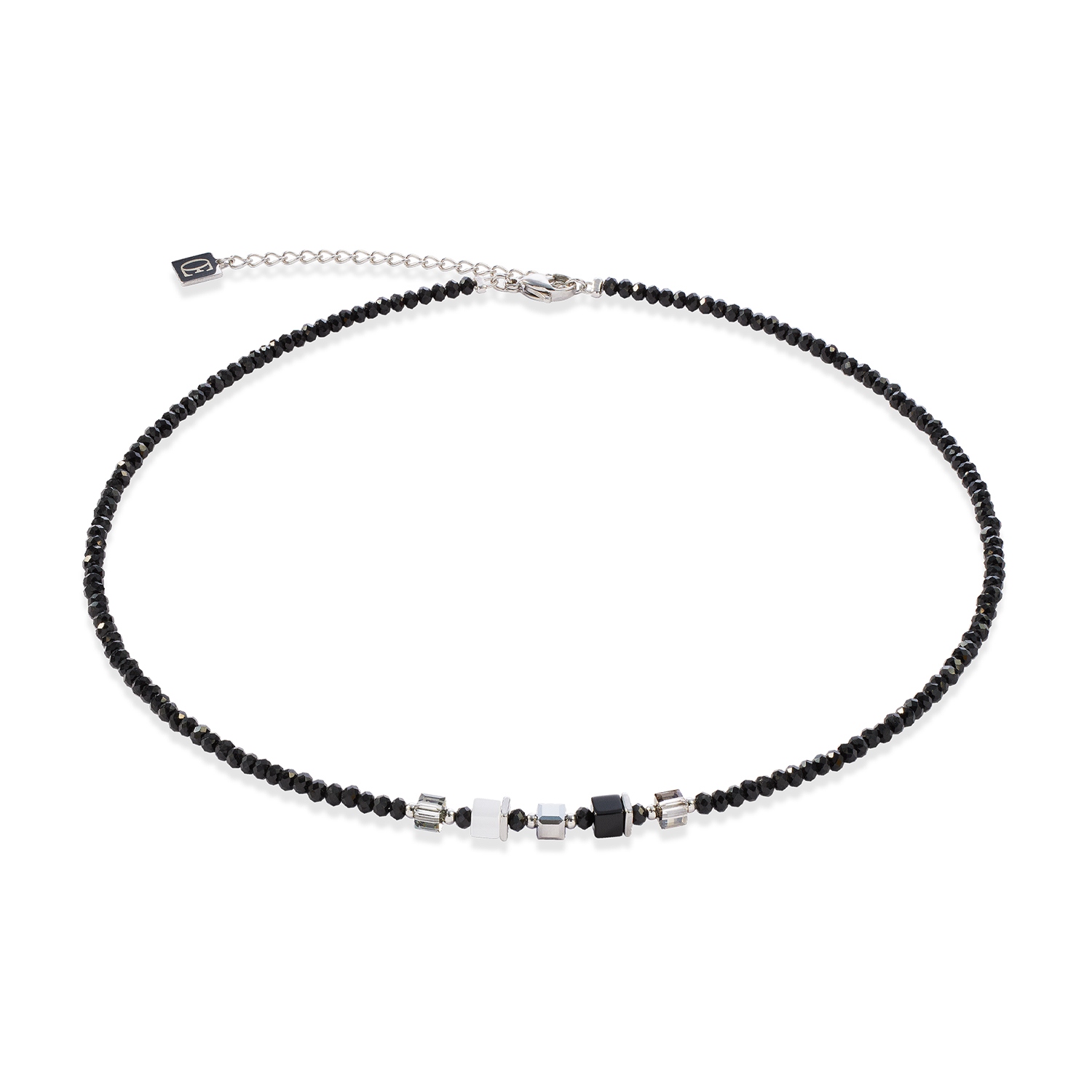 Фото Колье Joyful Colours Update silver-black Coeur de Lion 4464/10-1300