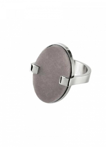 MAROCK кольцо MALAI II SS GREY OPAL 351091