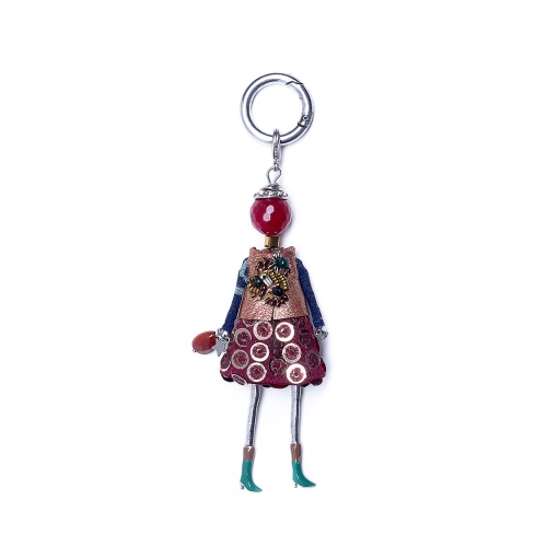 Фото Брелок Miamelie, кукла Ромина, MiA-2202-P0232 серебристый