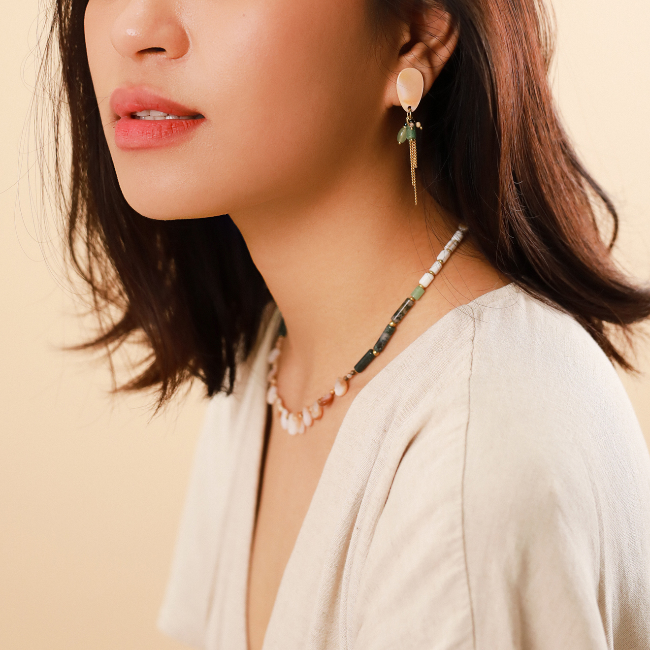 Фото Серьги Menthe a l`eau Nature Bijoux 12-78126