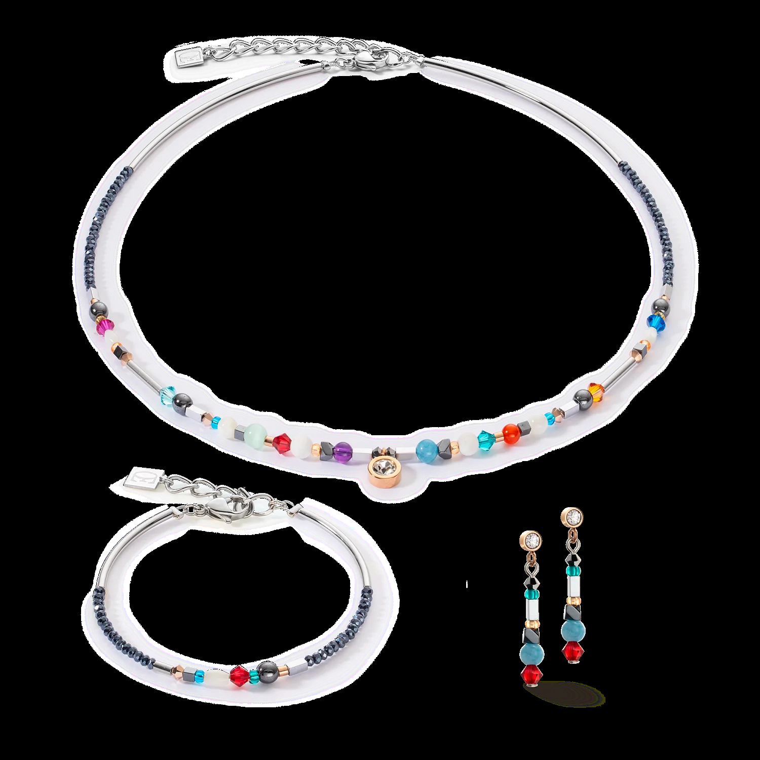 Фото Серьги Multicolor Vintage Coeur de Lion 4543/21-1544