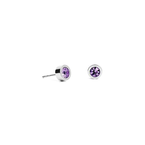 Пусеты Amethyst 5х2.5 Fiore Luna SWE125 AM S