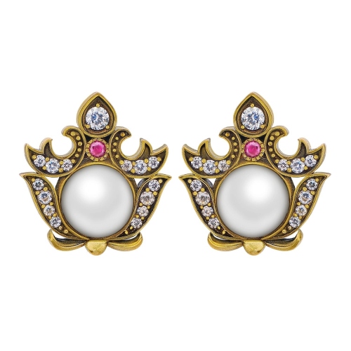 Фото Серьги пусеты CORONA малые Fiore di Firenze OR0606