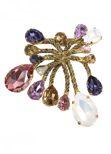 Фото Брошь "Хромосомы" Claudio Canzian CC00211005 violet