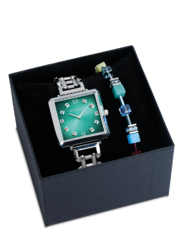 Набор Silver-Green (часы 1 шт., браслет 1 шт.) Coeur de Lion 7630/53-1705