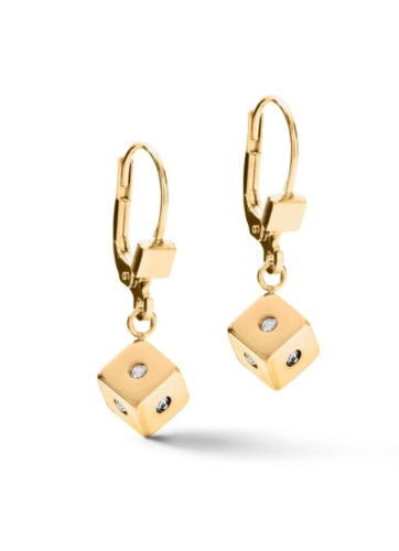 Фото Серьги Light Blue-Gold Coeur de Lion 5080/20-0745