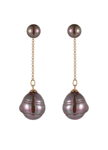 Фото Серьги Madreperla MP02002120 brown/gold