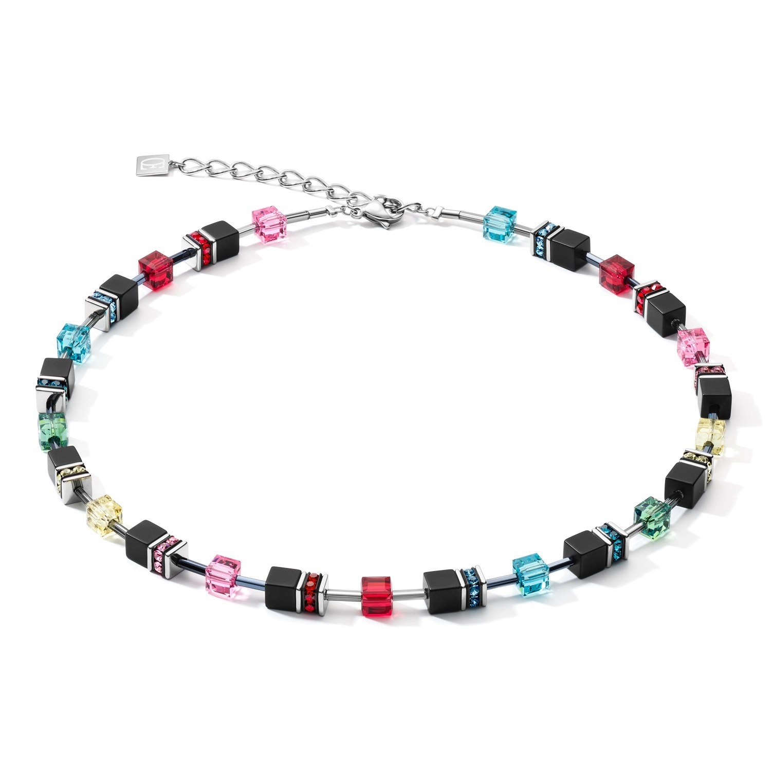 Колье Onyx Multicolour Pop Art Coeur de Lion 4018/10-1581