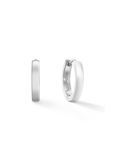 Фото Серьги Creole Classic 16 Silver Coeur de Lion 0137/21-1700