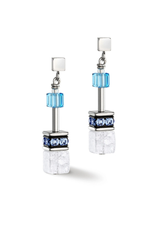 Фото Серьги Blue-White Coeur de Lion 3018/21-0714