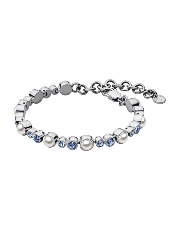 Браслет SACHA SS LIGHT SAPPHIRE/WHITE PEARL Dyrberg Kern 460097