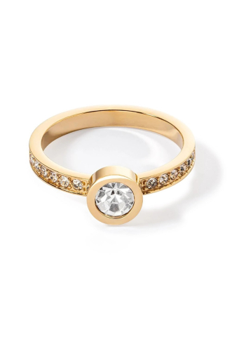 Фото Кольцо Crystal-Gold Coeur de Lion 0228/40-1816 54