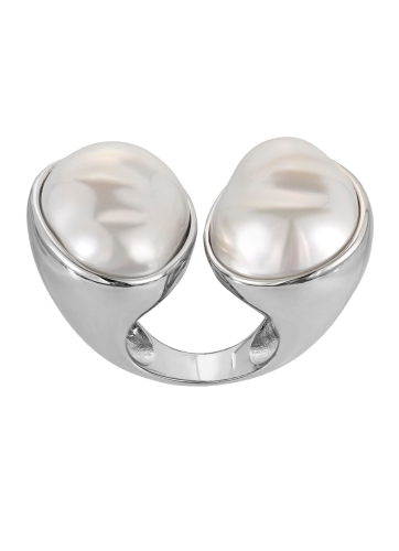 Кольцо Madreperla MP02001049 white/silver
