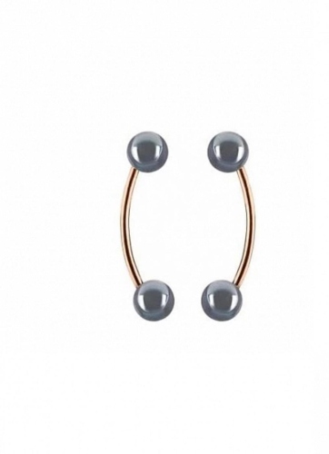 LES JARDINS серьги LU RG HEMATITE 340282