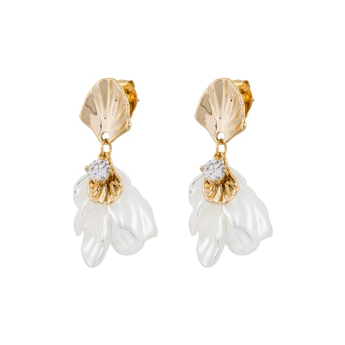 Серьги IMITATION MOTHER-OF-PEARL Fiore Luna ABE25644-01 G