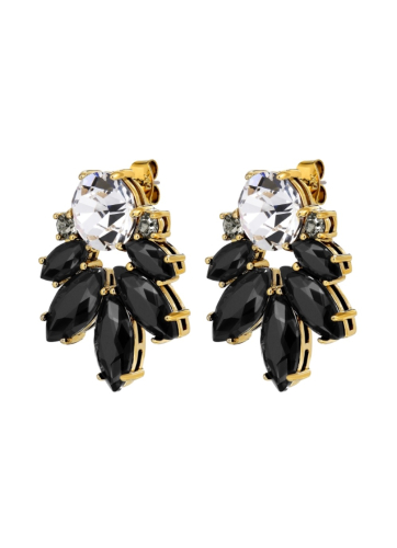 Фото Серьги DRAGO SG BLACK / CRYSTAL Dyrberg Kern 470021