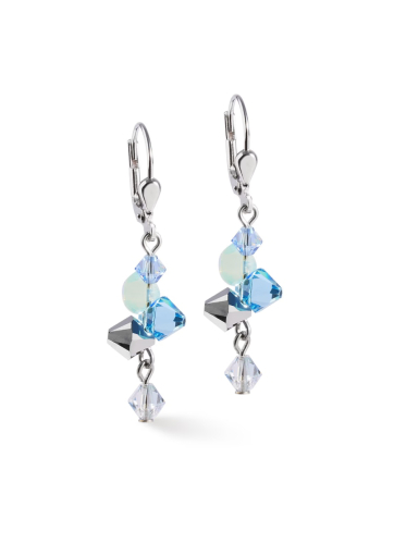 Фото Серьги Dancing Crystals Silver Blue Coeur de Lion 2038/20-0737